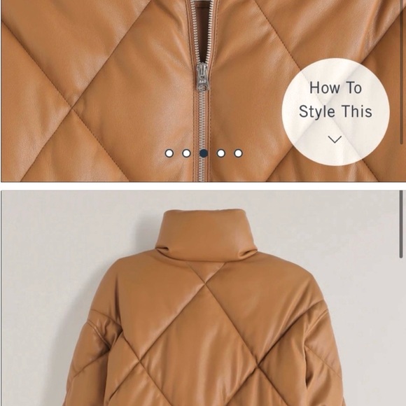 Abercrombie & Fitch Oversized Bomber Jacket - Picture 9 of 9